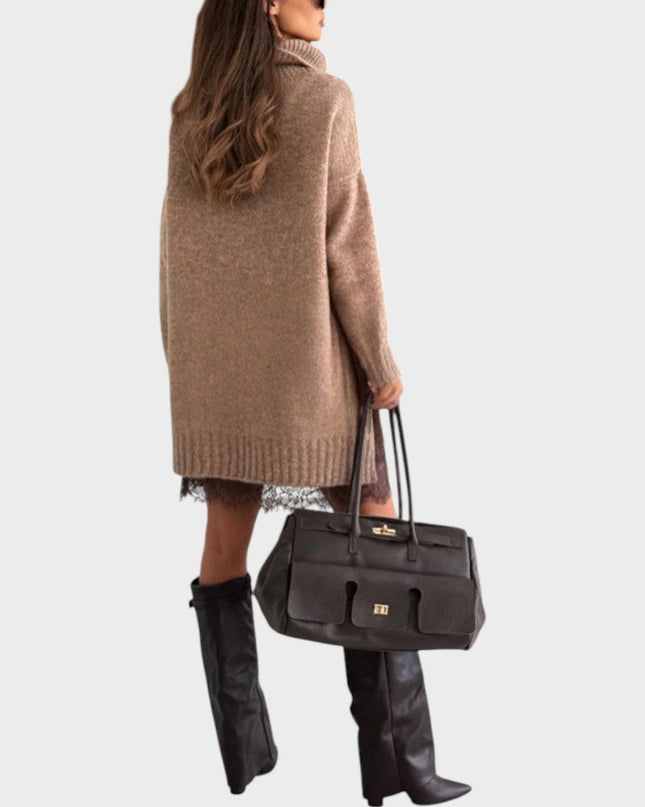 Linda - Strickoberteil und Kleid Set