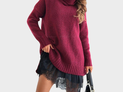 Linda - Strickoberteil und Kleid Set
