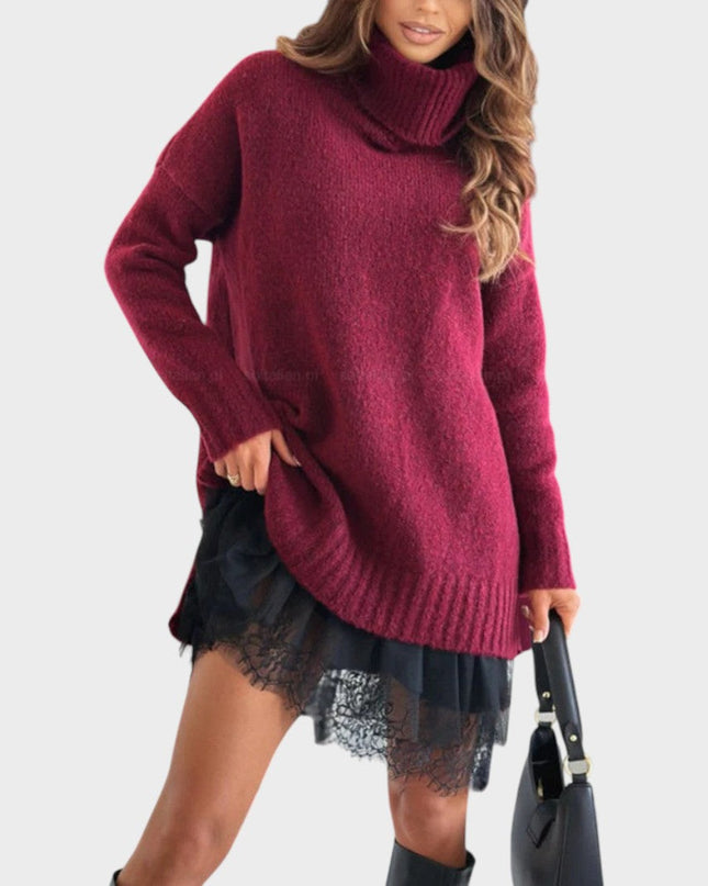 Linda - Strickoberteil und Kleid Set