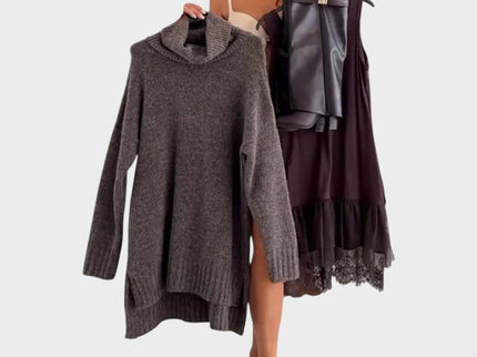 Linda - Strickoberteil und Kleid Set