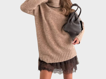 Linda - Strickoberteil und Kleid Set