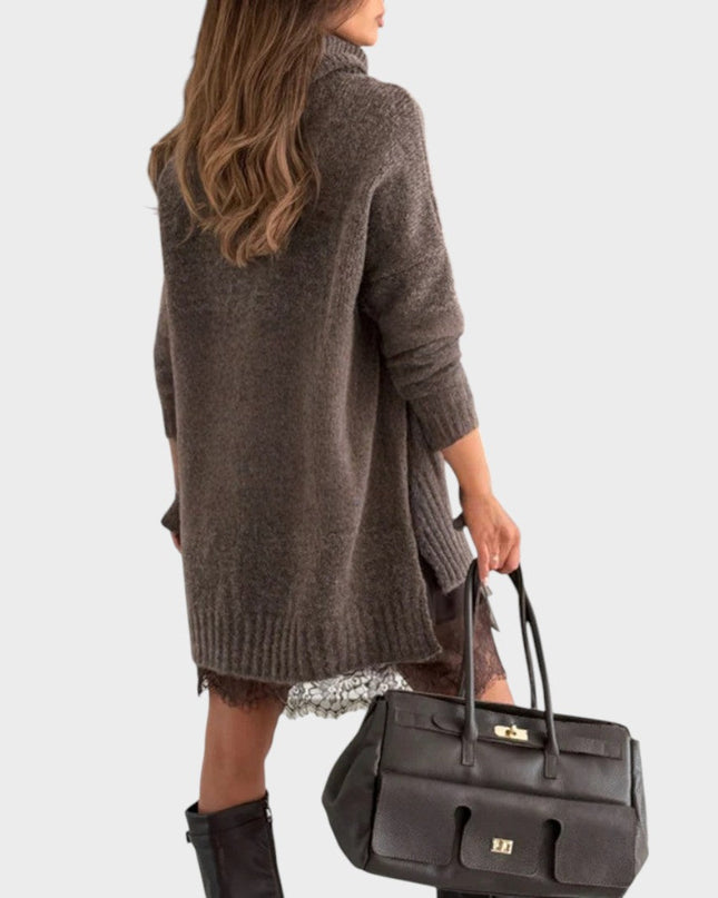 Linda - Strickoberteil und Kleid Set