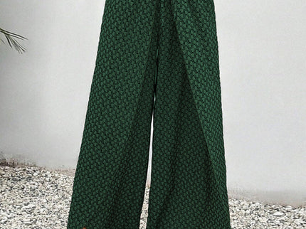 Stella | Lisette Hose mit weitem Bein und geometrischem Druck