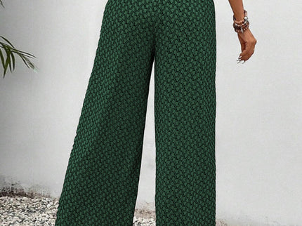Stella | Lisette Hose mit weitem Bein und geometrischem Druck