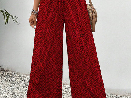 Stella | Lisette Hose mit weitem Bein und geometrischem Druck