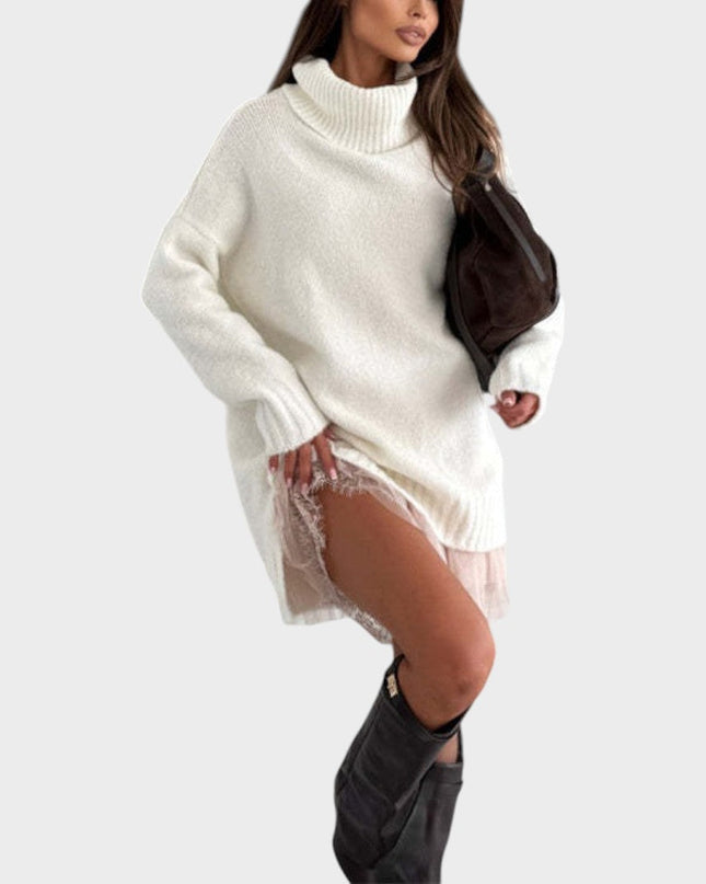 Linda - Strickoberteil und Kleid Set