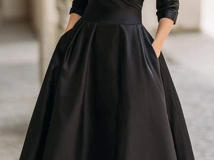 Lea™ - Elegantes Midikleid mit Dezentem Glanz