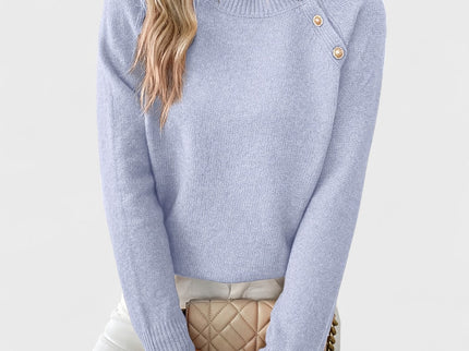 Emmi – Eleganter asymmetrischer Ein-Schulter-Pullover