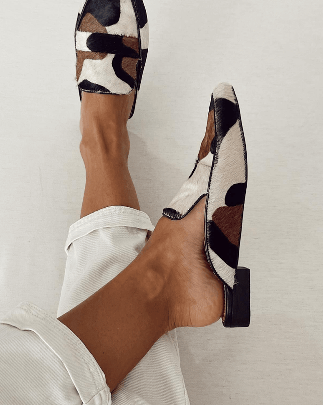 Annie | Slipper mit abstraktem Muster