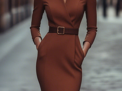 Vistara™ - Moderne Kleid mit Gürtel