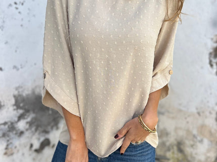 BENEDICTE - LOCKERE BLUSE MIT ÄRMELN
