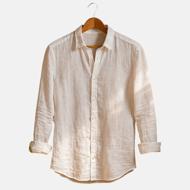 Rodelio™ | Capri-Hemd aus Leinen- und Baumwollmischung