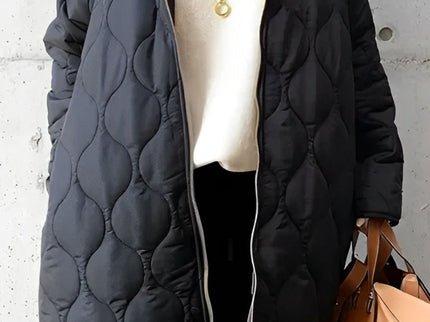 Neu Lässiger Parka-Mantel mit Kapuze aus Argyle [Letzter Tag Rabatt]