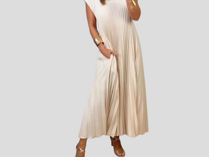 Petra™ – Zeitloses & Bequemes Plissiertes Kleid