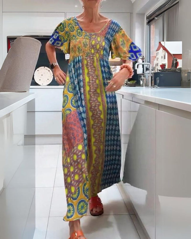 Ash™ - Buntes Bohemian-Kleid
