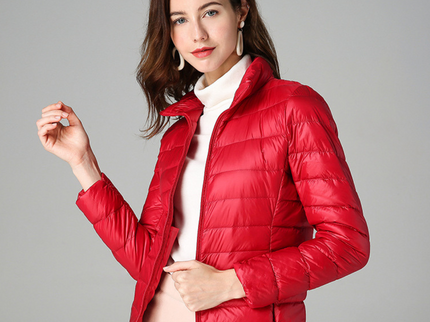 Sophie™ - Jacke aus weichem Baumwoll-Daunenmaterial