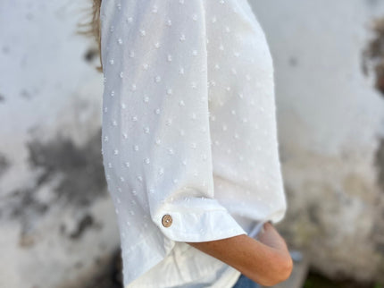 BENEDICTE - LOCKERE BLUSE MIT ÄRMELN