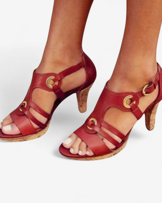 Annabella | Handgefertigte Premium-Sandalen mit Absatz