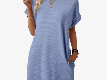 Ivay™ – Minimalistisches Sommerkleid mit Rundhalsausschnitt