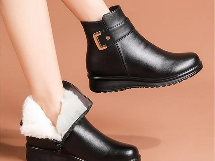 Echte Leder-Orthopädische Stiefel für Komfortable Unterstützung