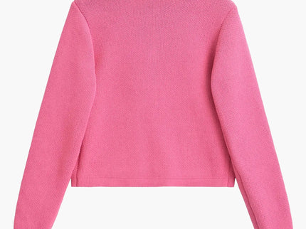 Pia | Klassische Strickjacke mit Taschen-Details