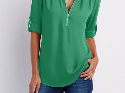 Langärmelige Lockere Bluse