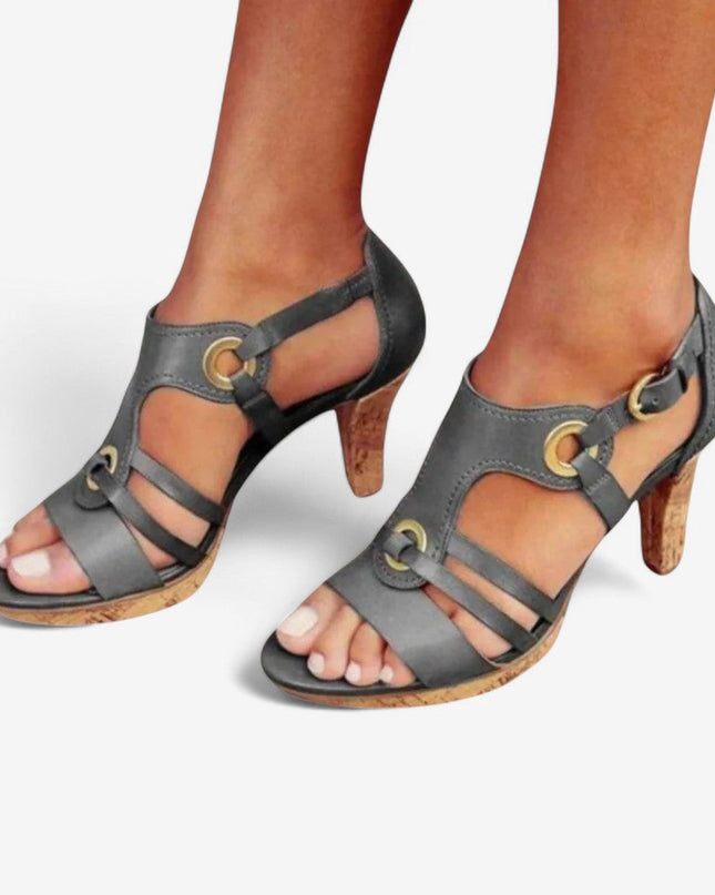 Annabella | Handgefertigte Premium-Sandalen mit Absatz