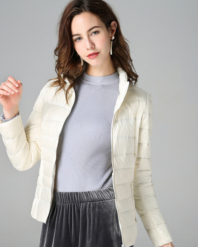 Sophie™ - Jacke aus weichem Baumwoll-Daunenmaterial