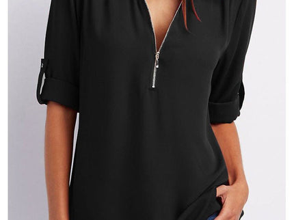 Langärmelige Lockere Bluse