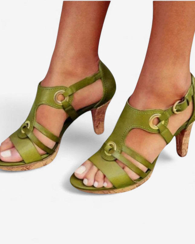 Annabella | Handgefertigte Premium-Sandalen mit Absatz