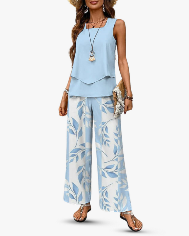 Amara™ – Premium Zweiteiliges Set mit Ärmellosem Top und Hose