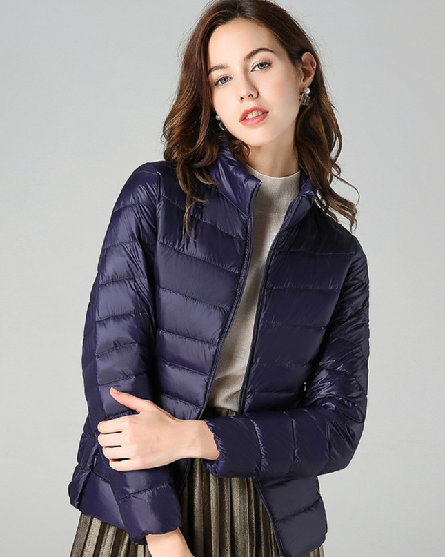 Sophie™ - Jacke aus weichem Baumwoll-Daunenmaterial