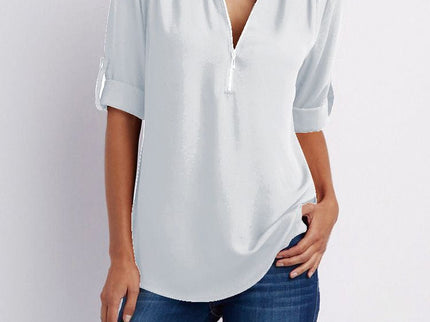 Langärmelige Lockere Bluse