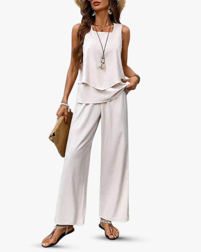 Amara™ – Premium Zweiteiliges Set mit Ärmellosem Top und Hose