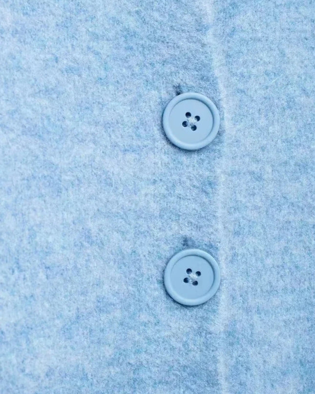 Milena | Verkürzter Strick-Cardigan mit Knopfleisten-Design