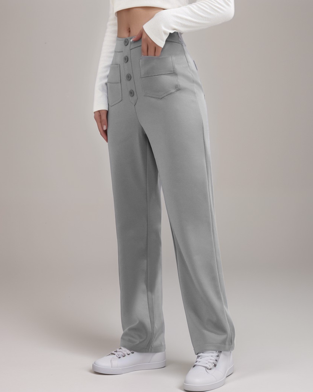 Nina | Elastische Hose mit hoher Taille