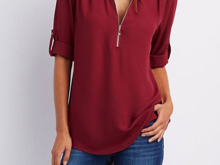 Langärmelige Lockere Bluse