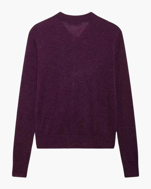 Minna | Strickjacke mit Krawattenausschnitt und Taschen