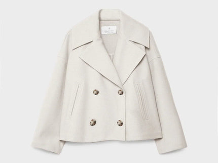 Schicke zweireihige kurze Jacke