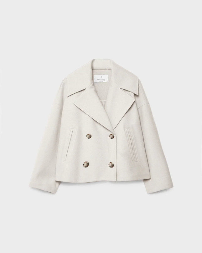 Schicke zweireihige kurze Jacke