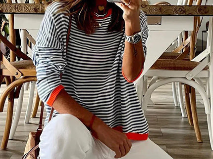 Charlotte - Modischer gestreifter Pullover für einen trendigen Look