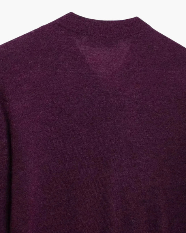 Minna | Strickjacke mit Krawattenausschnitt und Taschen