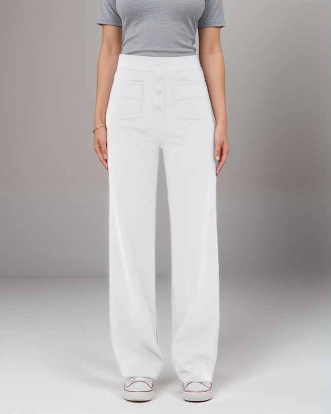 Nina | Elastische Hose mit hoher Taille
