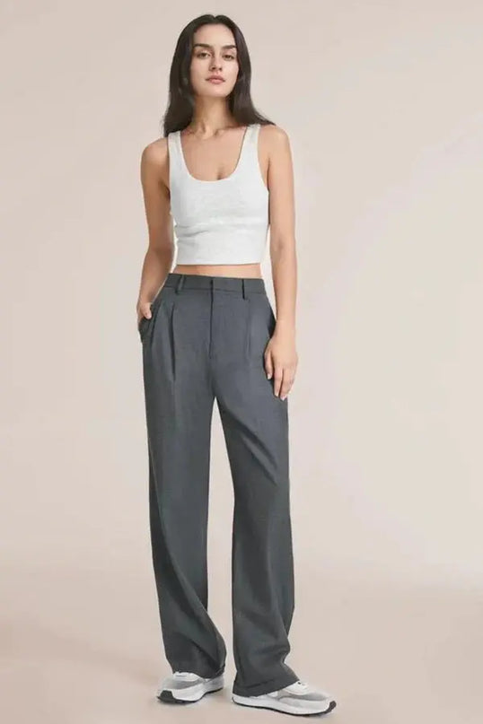 Elegante High-Waist Wide-Leg Hose mit zeitlosem Schnitt