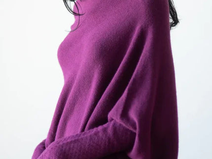 Asymmetrisch drapierter Pullover