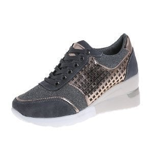 Amelia - Stylische orthopädische Turnschuhe mit elegantem hohen Absatz und bequemem Keilabsatz