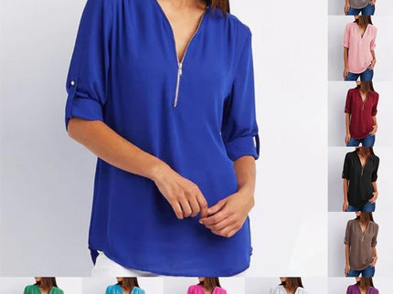 Langärmelige Lockere Bluse