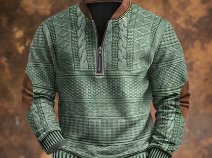 Enzo™ - Pullover mit halbem Reißverschluss