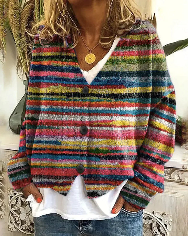 Effie - Stylischer bedruckter Pullover