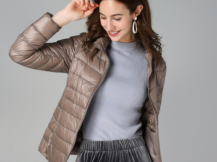 Sophie™ - Jacke aus weichem Baumwoll-Daunenmaterial